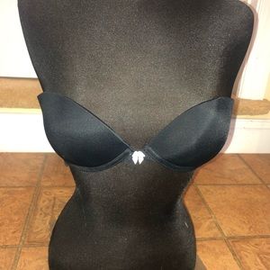 Xhilaration Black strapless bra 34B